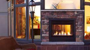 Majestic Indoor Outdoor Gas Fireplace