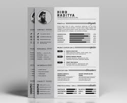 Free Resume Cv And Portfolio Template In Photoshop Psd