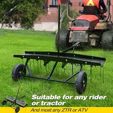 lawn sweeper garden gr tractor rake