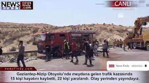 CANLI - Gaziantep Nizip'te Büyük Kaza Çok Sayıda Ölü ve Yaralı Var - YouTube