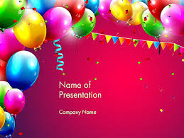Colorful Baloons Powerpoint Templates And Backgrounds For