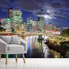 Brisbane At Night Wallpaper Wallsauce Nz