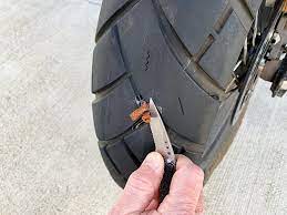 repair a less motorcycle tire