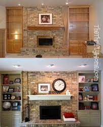 Painted Fireplace Mantel Built In