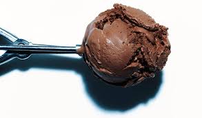 homemade chocolate ice cream that