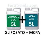 ¿Cómo mezclar glifosato y MCPA?