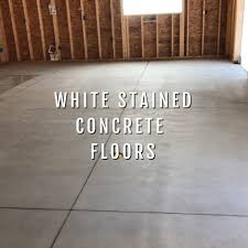 white stained concrete floors direct