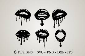 dripping lips graphic by euphoria