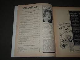 1932 august screen play magazine