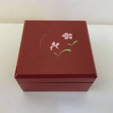 small box dianthus red toyama crafts