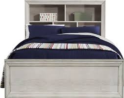 riverwood gray twin bookcase bed with