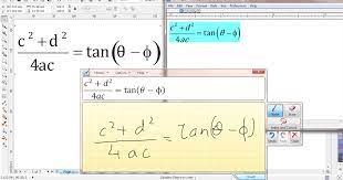 Adding Equations In Corel Draw Using