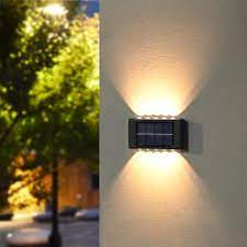 Solar Wall Lamp Outdoor Waterproof Up