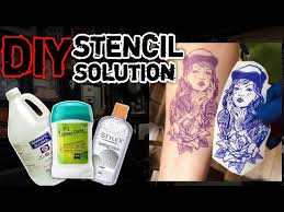 diy tattoo stencil solution you