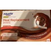 equate meal replacement shake creamy