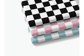 checker black and white squares pattern