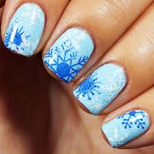 snowflake nail art ideas