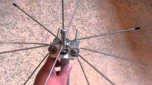 He built this antenna using stuff he had around his house, namely a baby carriage wheel and a tomato cage. Centerfire Deluxe Discone Scanner Antenna Part 2 Youtube