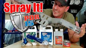 how to spray por 15 with a hvlp gun