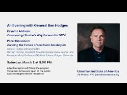 An Evening with General Ben Hodges "Envisioning Ukraine's Way Forward in  2024" - YouTube