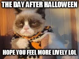 Image result for day after halloween memes