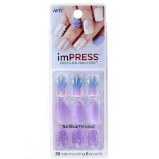 kiss impress no glue needed press on