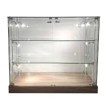 wood and gl jewelry display cases