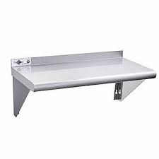 Stainless Steel Shelf Wall Mounted 12