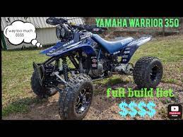 2000 yamaha warrior 350 full build