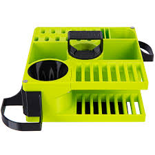mini cube tool caddy lime green by