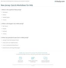 It is divided into 21 counties. New Jersey Quiz Worksheet For Kids Study Com