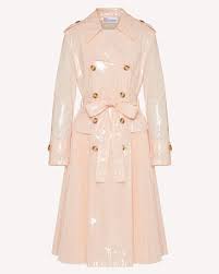 Crystal Point D Esprit Trench Coat