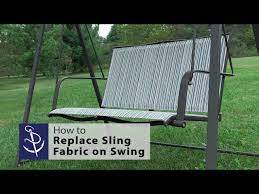 How To Replace Sling Fabric On A 2