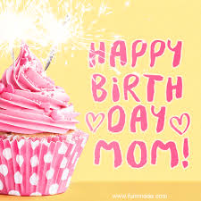 Cute cat happy birthday animated image. Lovely Happy Birthday Mother Cake Gif Download On Funimada Com