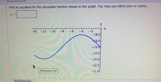 Equation For The Sinusoidal Function