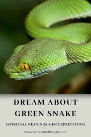 dream about green snake spiritual