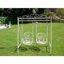 Traditional Metal Garden Swing Seat