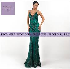 Prom Girl Nepal Pgn990018 Green Sleeveless Sequin Prom Dress