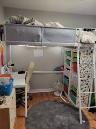 Ikea Vitval Loft Bed With Desk For