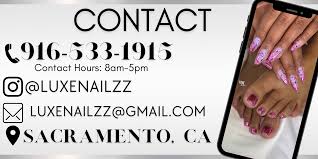 schedule appointment with luxe nailzz