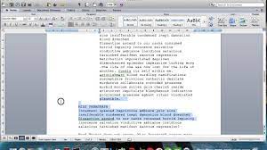 microsoft word screenplay formatting