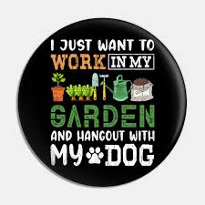 Funny Gardening T Shirt Dog Lover Gifts