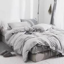 bed linens luxury gray duvet cover