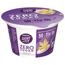 dannon yogurt cultured non fat vanilla