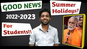 academic year update summer holidays