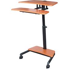 Show more on the oklahoma sound edutouch sit and stand desk (black and grey) edtc below. Balt Up Rite Mobile Workstation With Adjustable Sit Stand 90459