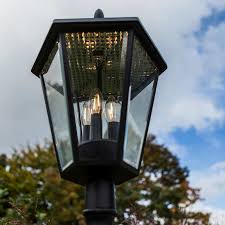 London Led Solar Garden Lamp Post