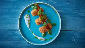 potato croquettes with en ham and