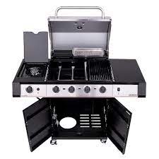 4 burner gas grill stainless steel