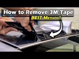 How To Remove 3m Tape And Trim Pieces